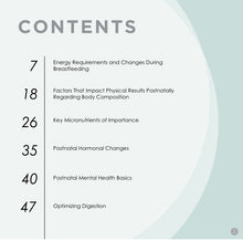 Load image into Gallery viewer, Post Natal Nutrition Basics Bible (E Book)