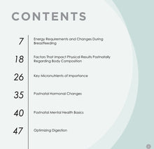 Load image into Gallery viewer, Post Natal Nutrition Basics Bible (E Book)