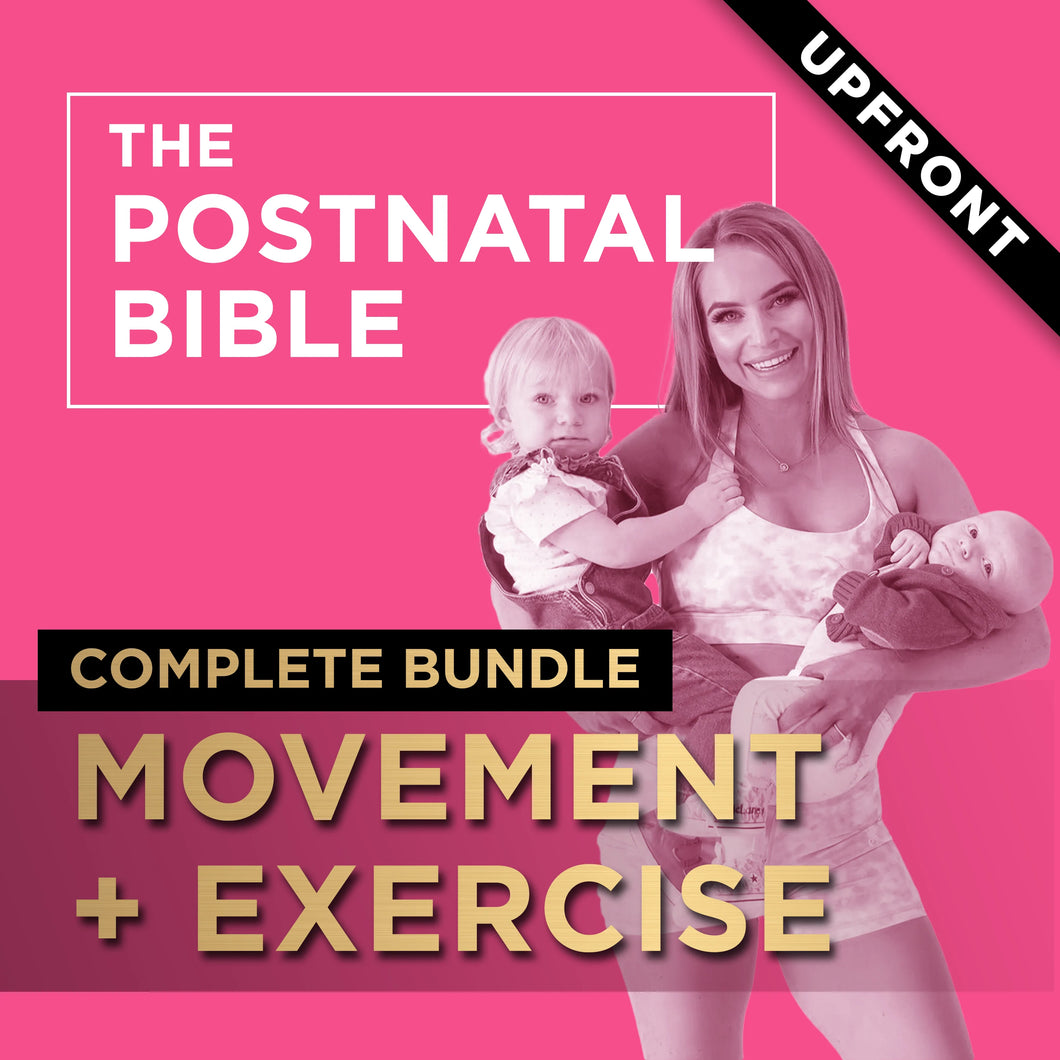 Postnatal Bible Bundle (Movement and Exercise) Upfront